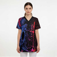 Samoan Pride Scrub Top The Tui Manua LT05 - Polynesian Pride
