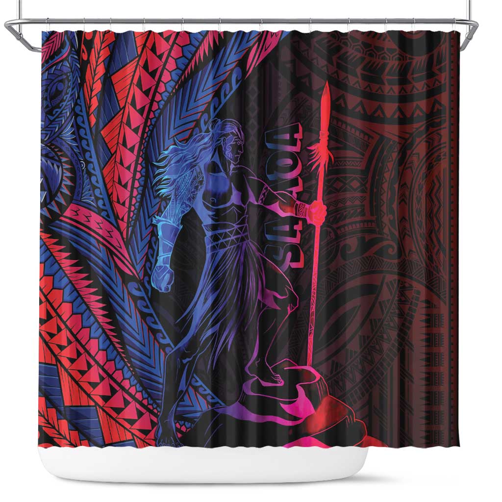 Samoan Pride Shower Curtain The Tui Manua - Polynesian Pride