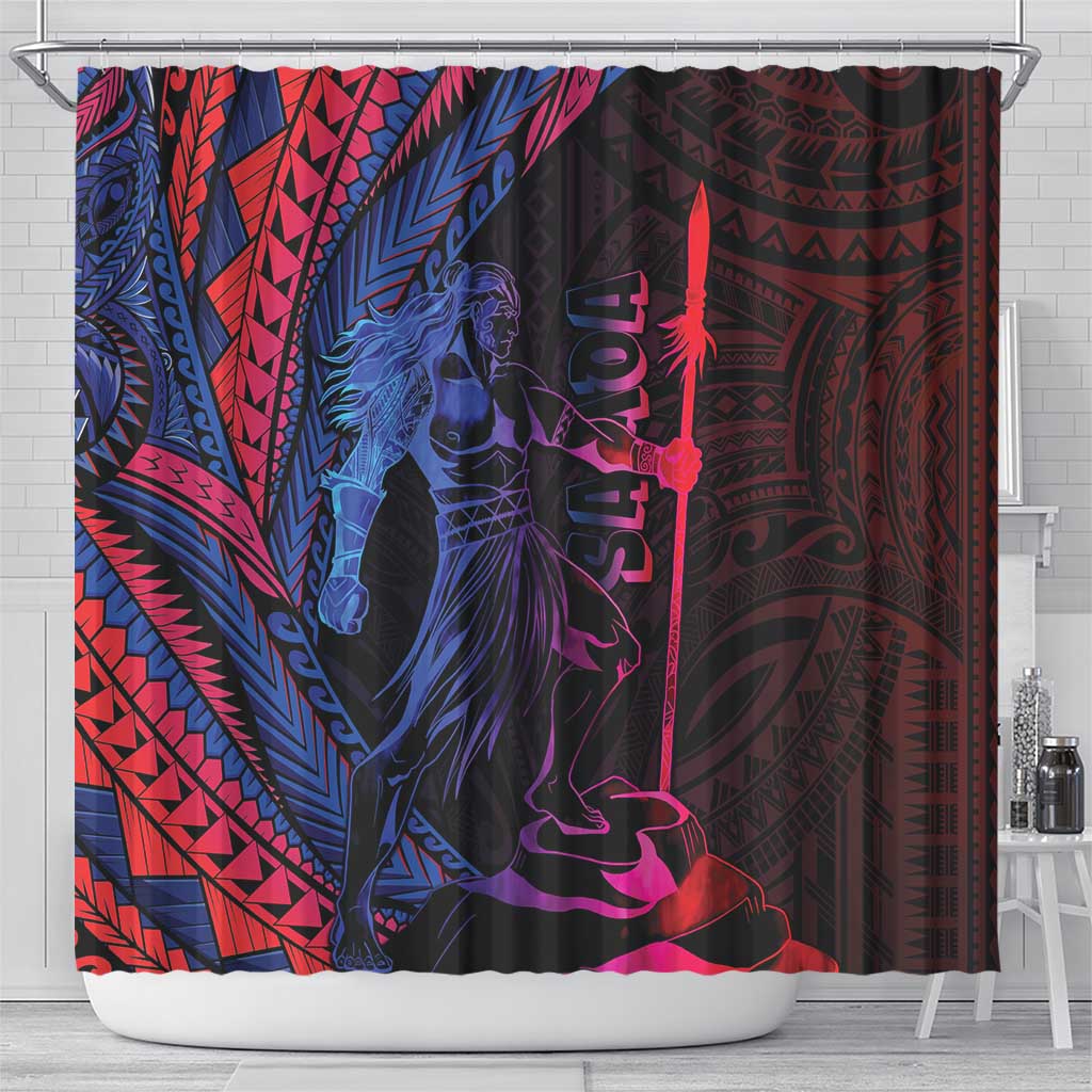 Samoan Pride Shower Curtain The Tui Manua - Polynesian Pride