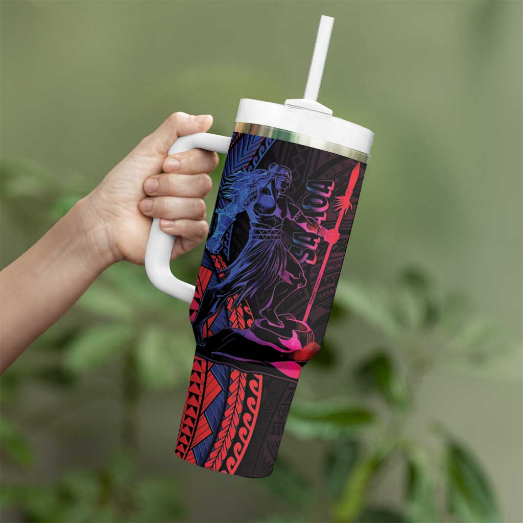 Samoan Pride Tumbler With Handle The Tui Manua - Polynesian Pride