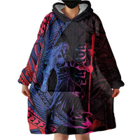 Samoan Pride Wearable Blanket Hoodie The Tui Manua - Polynesian Pride
