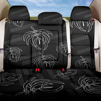 Aloha Hawaii Acacia Koa Leaves Back Car Seat Cover Black Kakau Tribal Pattern LT05 One Size Black - Polynesian Pride