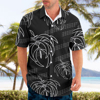 Aloha Hawaii Acacia Koa Leaves Hawaiian Shirt Black Kakau Tribal Pattern LT05 - Polynesian Pride