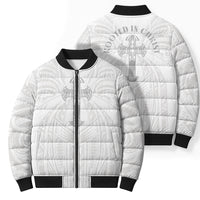 Samoa Christian Bomber Puffer Jacket Rooted In Christ Polynesian Cross LT05 - Polynesian Pride