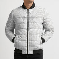 Samoa Christian Bomber Puffer Jacket Rooted In Christ Polynesian Cross LT05 - Polynesian Pride
