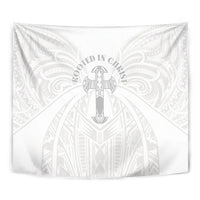 Samoa Christian Tapestry Rooted In Christ Polynesian Cross LT05 - Polynesian Pride