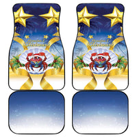 Niue Christmas Car Mats Seashell Santa Beach Vibes - Polynesian Pride