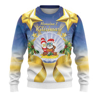 Niue Christmas Ugly Christmas Sweater Seashell Santa Beach Vibes - Polynesian Pride