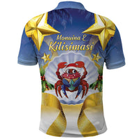 Niue Christmas Polo Shirt Seashell Santa Beach Vibes - Polynesian Pride