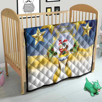 Niue Christmas Quilt Seashell Santa Beach Vibes - Polynesian Pride