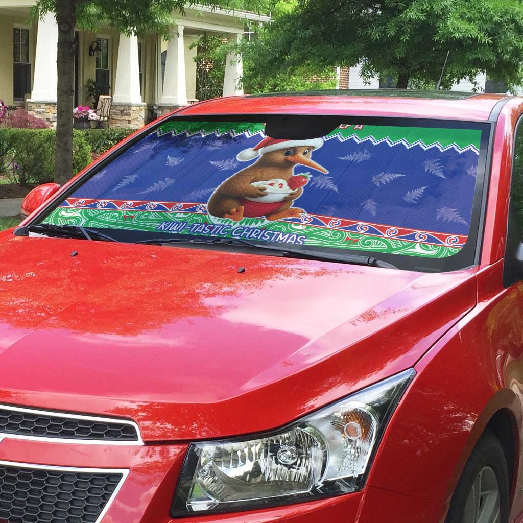 New Zealand Christmas Auto Sun Shade Have Yourself A Kiwi-tastic Christmas - Polynesian Pride