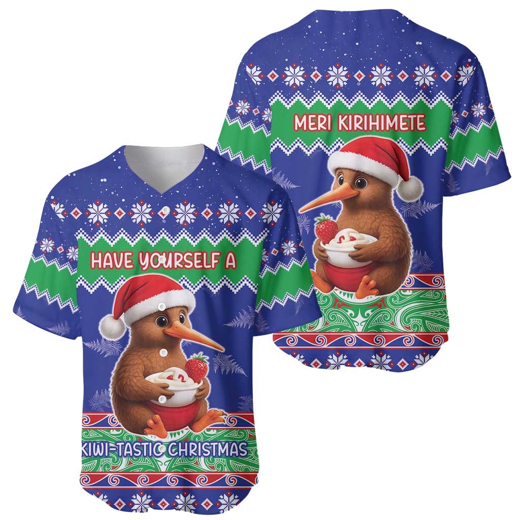 New Zealand Christmas Baseball Jersey Have Yourself A Kiwi-tastic Christmas - Polynesian Pride