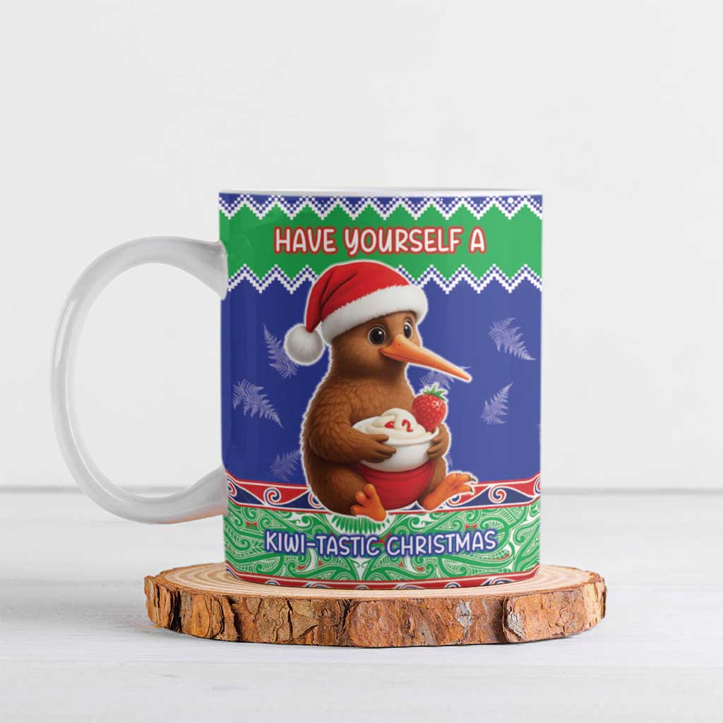 New Zealand Christmas Ceramic Mug Have Yourself A Kiwi-tastic Christmas - Polynesian Pride