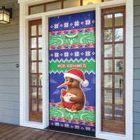New Zealand Christmas Door Cover Have Yourself A Kiwi-tastic Christmas - Polynesian Pride
