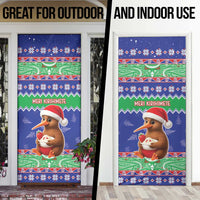 New Zealand Christmas Door Cover Have Yourself A Kiwi-tastic Christmas - Polynesian Pride