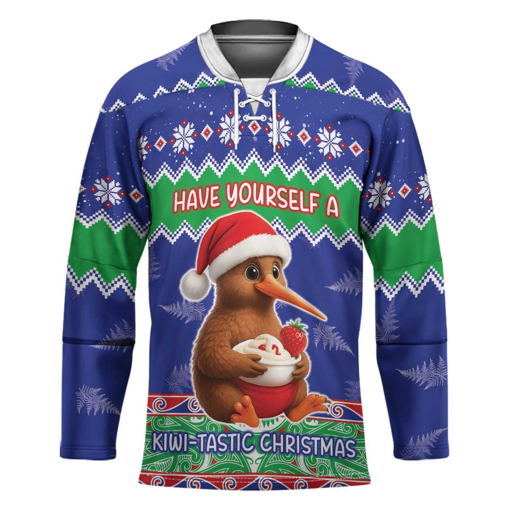 New Zealand Christmas Hockey Jersey Have Yourself A Kiwi-tastic Christmas - Polynesian Pride