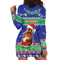 New Zealand Christmas Hoodie Dress Have Yourself A Kiwi-tastic Christmas - Polynesian Pride