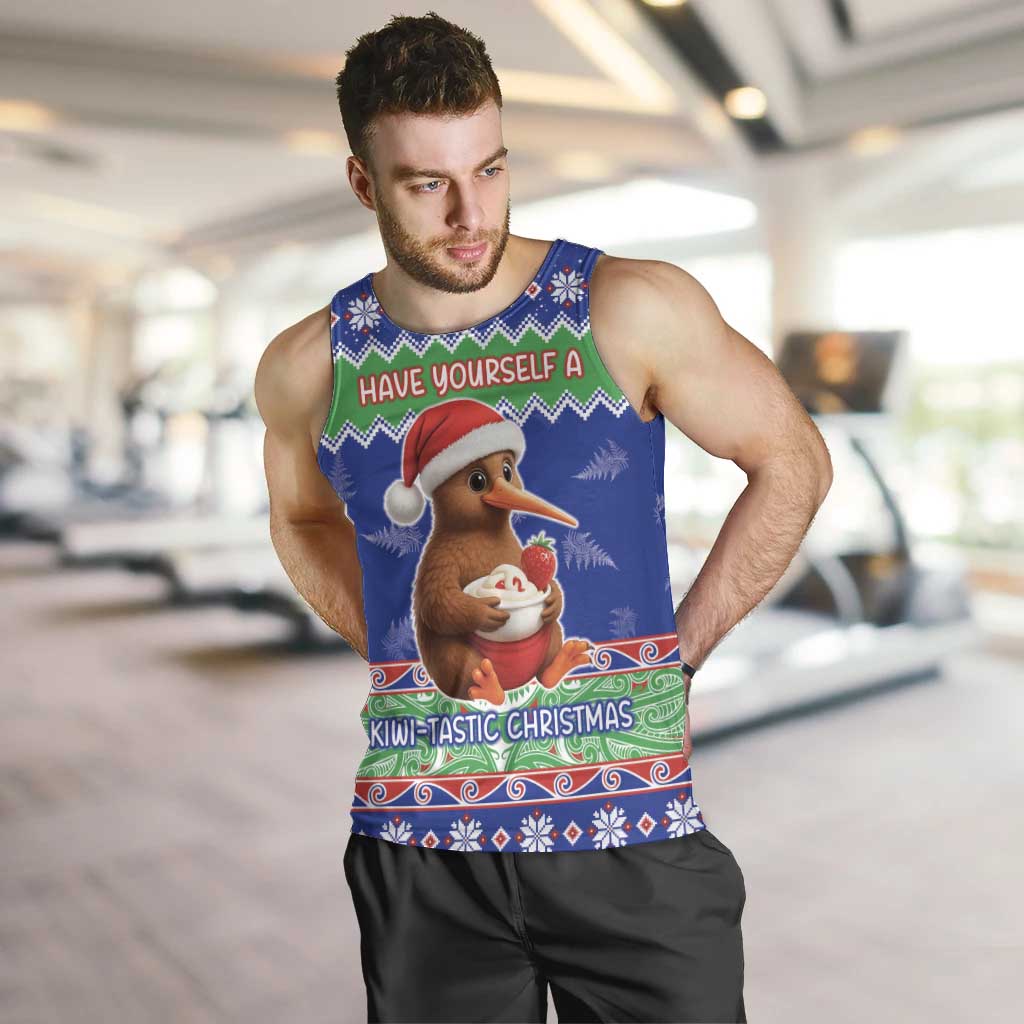 New Zealand Christmas Men Tank Top Have Yourself A Kiwi-tastic Christmas - Polynesian Pride
