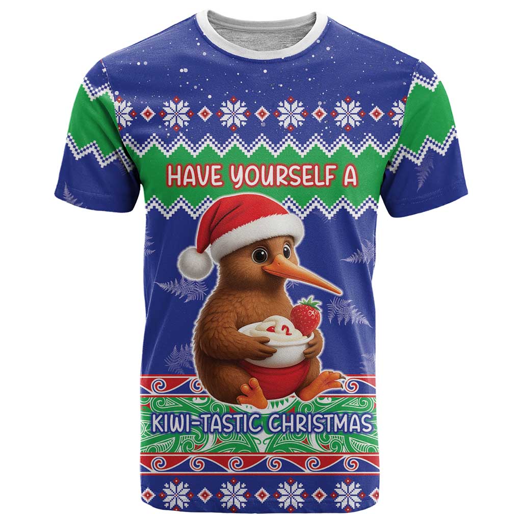 New Zealand Christmas T Shirt Have Yourself A Kiwi-tastic Christmas - Polynesian Pride