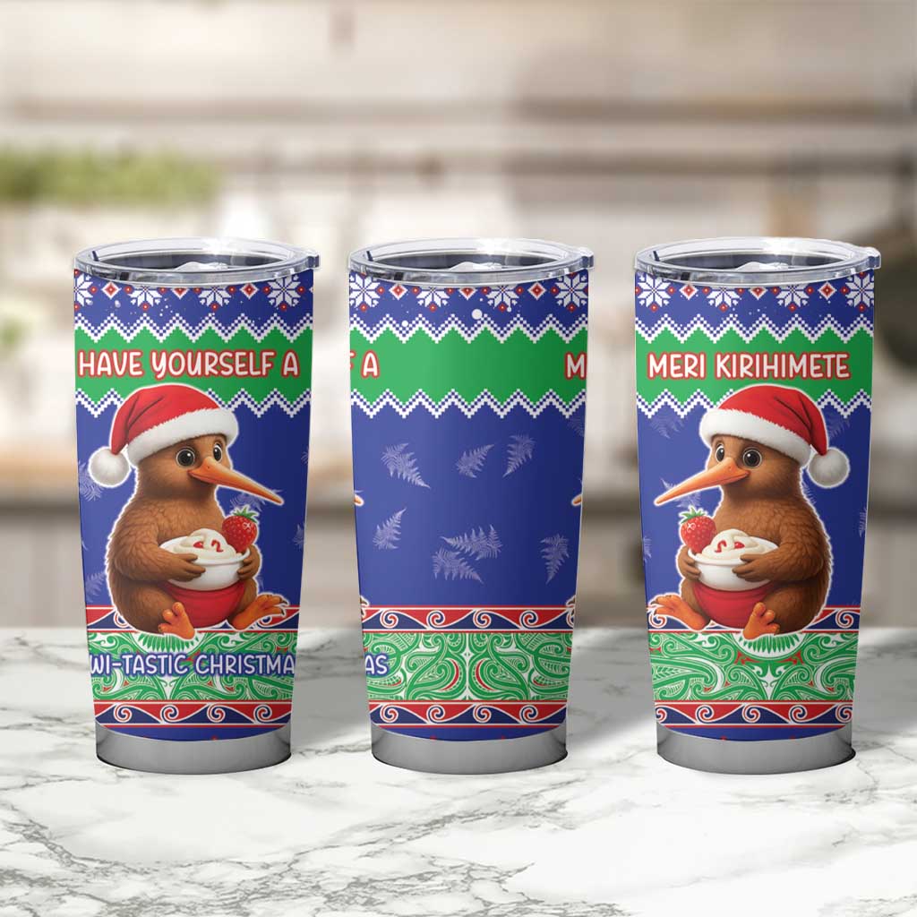 New Zealand Christmas Tumbler Cup Have Yourself A Kiwi-tastic Christmas - Polynesian Pride