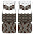 New Zealand Aotearoa Car Mats Taniko Art Simple Style LT05 Brown - Polynesian Pride