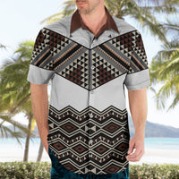 New Zealand Aotearoa Hawaiian Shirt Taniko Art Simple Style LT05 - Polynesian Pride
