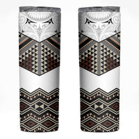 New Zealand Aotearoa Skinny Tumbler Taniko Art Simple Style