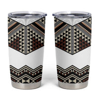 New Zealand Aotearoa Tumbler Cup Taniko Art Simple Style