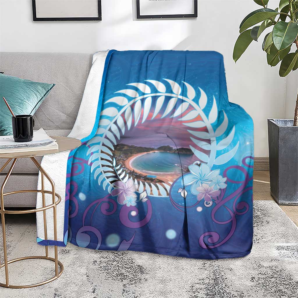 New Zealand Matapouri Beach Landscape Blanket