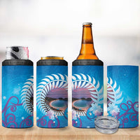 New Zealand Matapouri Beach Landscape 4 in 1 Can Cooler Tumbler