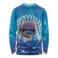 New Zealand Matapouri Beach Landscape Long Sleeve Shirt