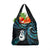 New Zealand Aotearoa Grocery Bag Maori Manaia Paua Shell Glitter Turquoise
