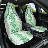 Aloha Hawaii Palaka Car Seat Cover Green Plumeria Lei LT05 One Size Green - Polynesian Pride