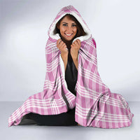 Aloha Hawaii Palaka Hooded Blanket Pink Plumeria Lei - Polynesian Pride