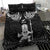New Zealand Maori Taiaha Bedding Set Tiki Warrior Black LT05 - Polynesian Pride