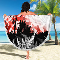 Kei Wareware Tatou New Zealand ANZAC Day Beach Blanket Lest We Forget LT05 - Polynesian Pride