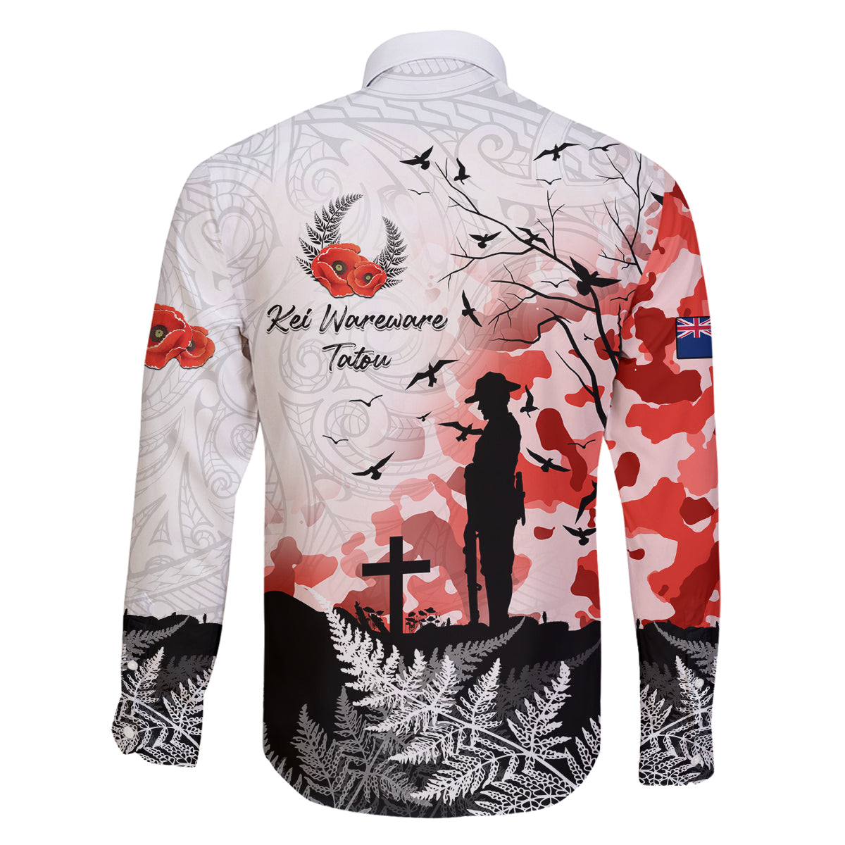 Kei Wareware Tatou New Zealand ANZAC Day Family Matching Tank Maxi Dress and Hawaiian Shirt Lest We Forget LT05 - Polynesian Pride