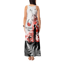 Kei Wareware Tatou New Zealand ANZAC Day Tank Maxi Dress Lest We Forget LT05 - Polynesian Pride