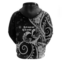 New Zealand Valentine Hoodie Aroha Gray Piwakawaka