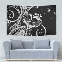 New Zealand Valentine Tapestry Aroha Gray Piwakawaka LT05 - Polynesian Pride
