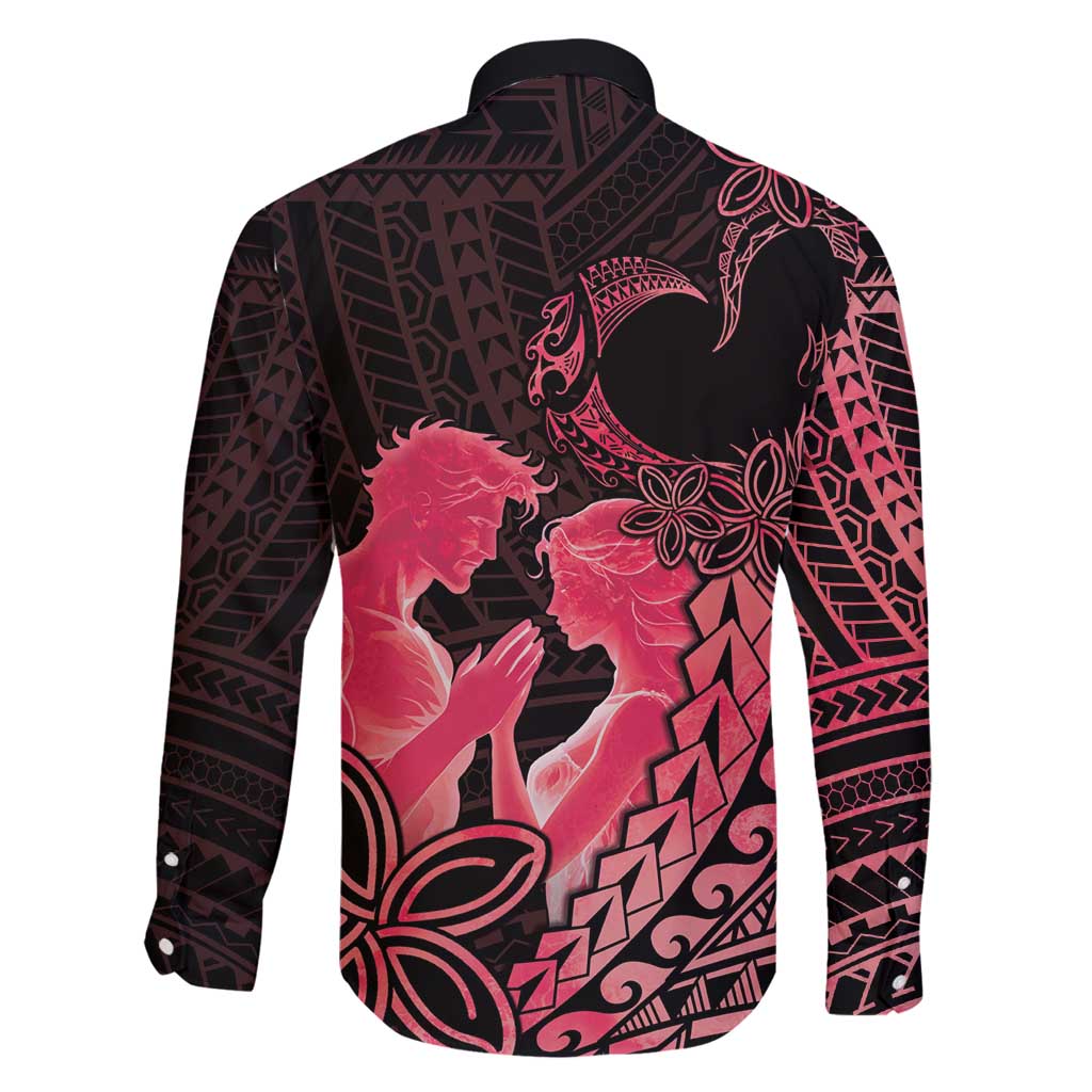 Alofa Samoa Valentine Red Family Matching Mermaid Dress and Hawaiian Shirt Love Is The Greatest Thing