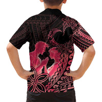 Alofa Samoa Valentine Red Kid Hawaiian Shirt Love Is The Greatest Thing LT05 - Polynesian Pride