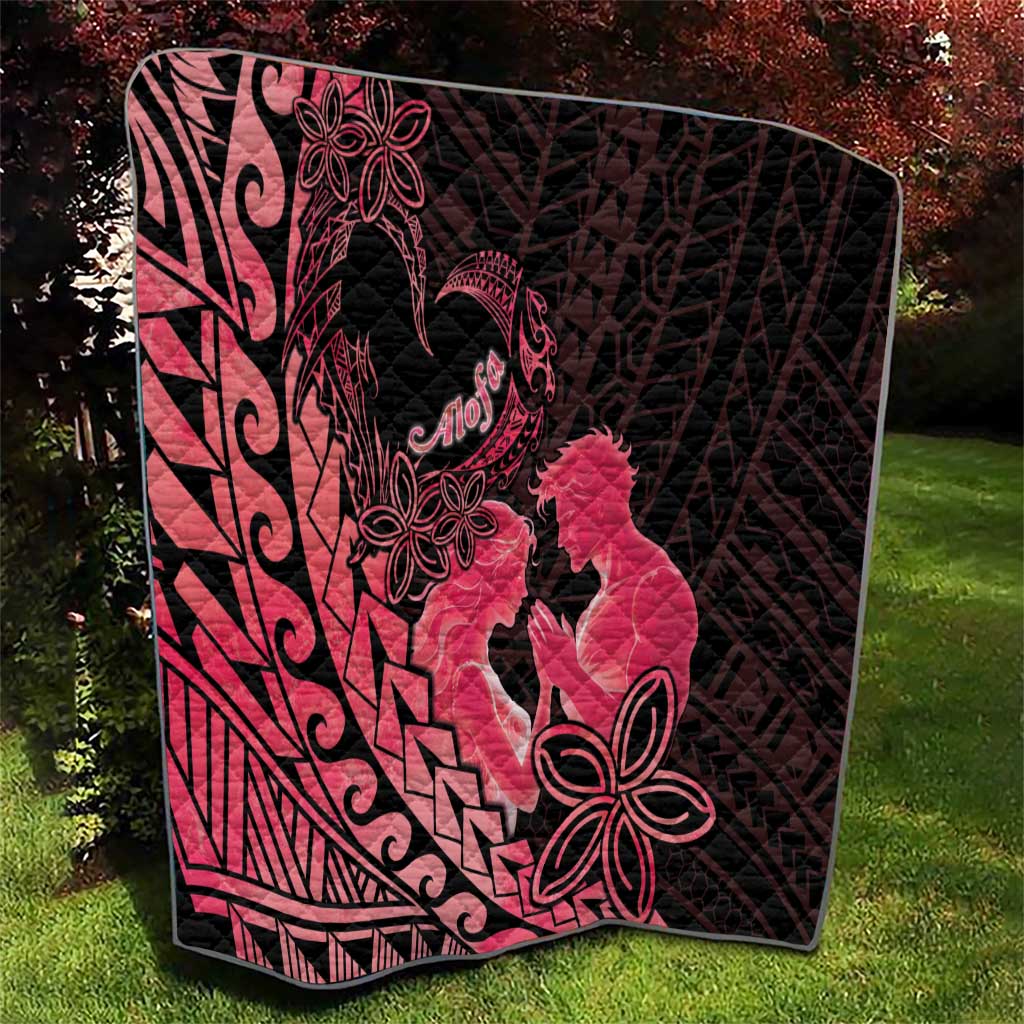 Alofa Samoa Valentine Red Quilt Love Is The Greatest Thing LT05 - Polynesian Pride
