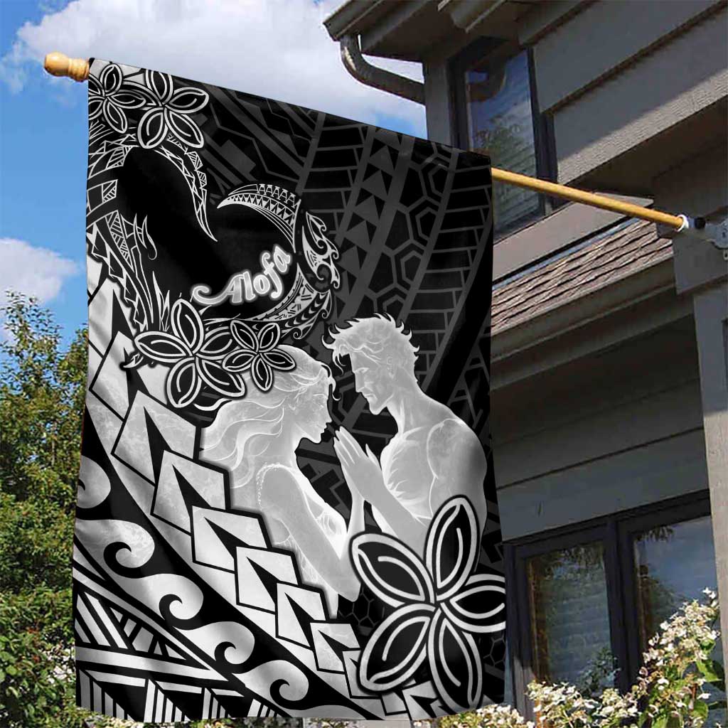 Alofa Samoa Valentine Black Garden Flag Love Is The Greatest Thing