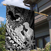 Alofa Samoa Valentine Black Garden Flag Love Is The Greatest Thing