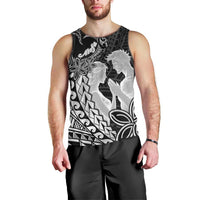 Alofa Samoa Valentine Black Men Tank Top Love Is The Greatest Thing