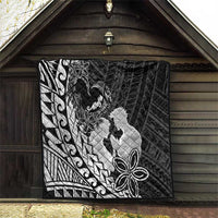 Alofa Samoa Valentine Black Quilt Love Is The Greatest Thing LT05 - Polynesian Pride