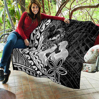 Alofa Samoa Valentine Black Quilt Love Is The Greatest Thing LT05 - Polynesian Pride