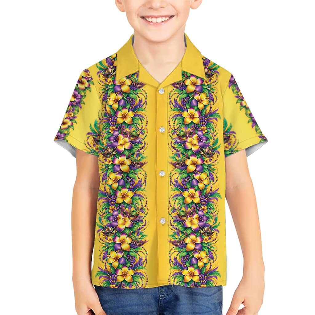 Aloha Hawaii Mardi Gras Hawaiian Shirt Gold Style