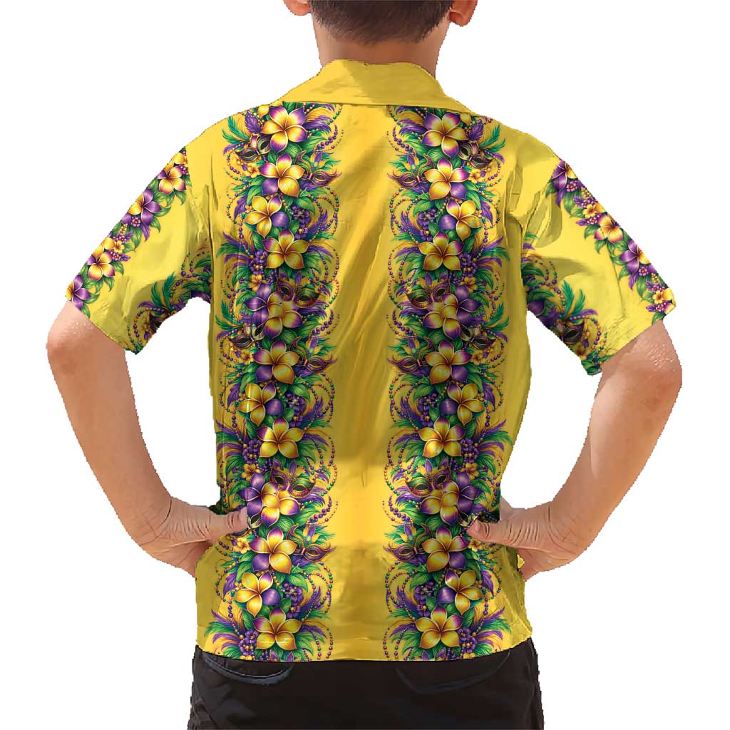 Aloha Hawaii Mardi Gras Hawaiian Shirt Gold Style